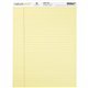 Nature Saver 100% Recycled Canary Legal Ruled Pads - 50 Sheets - 0.34" Ruled - 15 lb Basis Weight - 8 1/2" x 11 3/4" - Canary Pa