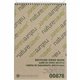 Nature Saver Recycled Steno Book - 60 Sheets - Spiral - 6" x 9" - White Paper - Chipboard Cover - Back Board - Recycled - 1 Each