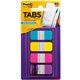 Post-it Easy Dispenser Tabs - 40 Tab(s)0.63" Tab Width - Self-adhesive - Pink, Purple, Yellow, Blue Tab(s) - 40 / Pack