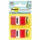 Post-it Red Flag Value Pack - 600 x Red - 1" x 1 3/4" - Rectangle - Unruled - Red - Removable, Writable - 12 / Box