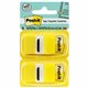 Post-it Yellow Flag Value Pack - 600 x Yellow - 1" x 1 3/4" - Rectangle - Unruled - Yellow - Removable, Writable, Repositionable