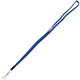 Advantus Metal Clasp Flat Breakaway Lanyard - 24 / Box - 36" Length - Blue - Metal