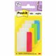 Post-it Durable Tabs - Primary Colors - Write-on Tab(s) - 2" Tab Height x 1.50" Tab Width - Red, Yellow, Green, Blue Tab(s) - Du