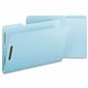 Nature Saver Legal Recycled Fastener Folder - 8 1/2" x 14" - 1" Expansion - 2 Fastener(s) - 2" Fastener Capacity for Folder - Pr