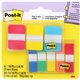 Post-it Tabs and Flags Combo Pack - Red, Yellow, Blue, Green, Orange - Sticky, Adhesive - 136 / Pack