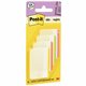 Post-it Durable Tabs - Write-on Tab(s) - 1.50" Tab Height x 2" Tab Width - Pink, Green, Orange, Yellow Tab(s) - Repositionable -