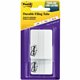 Post-it Durable Tabs - 1.50" Tab Height x 2" Tab Width - Removable - White Tab(s) - 50 / Pack