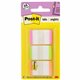 Post-it Durable Tabs - 66 Write-on Tab(s) - 1.50" Tab Height - Pink, Green, Orange Tab(s) - Repositionable - 66 / Pack