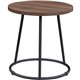 Lorell Accession End Table - Round Top - Powder Coated Four Leg Base - 4 Legs - 200 lb Capacity x 1" Table Top Thickness x 19" T
