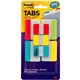 Post-it Tabs Value Pack - Primary Colors - Write-on Tab(s) - 1" Tab Height x 2" Tab Width - Red, Yellow, Blue, Green Tab(s) - Te