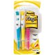 Post-it Flag+ Highlighter - Yellow, Pink, Blue - Yellow, Pink, Blue Barrel - 3 / Pack