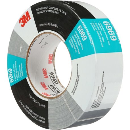 3M Heavy-duty Duct Tape - 60 yd Length x 1.88" Width - 10.7 mil Thickness - 3" Core - Cloth, Rubber - 10.60 mil - Polyethylene C