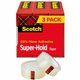 Scotch Super-Hold Tape - 27.78 yd Length x 0.75" Width - 3 / Pack - Clear