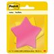 Post-it Super Sticky Die-Cut Notes - 150 - 3" x 3" - Star - 75 Sheets per Pad - Unruled - Yellow, Pink - Self-adhesive - 2 / Pac