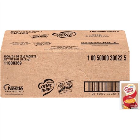 Coffee mate Original Powdered Creamer Packets - 0.01 lb (0.11 oz) - 1000/Carton - 1 Serving