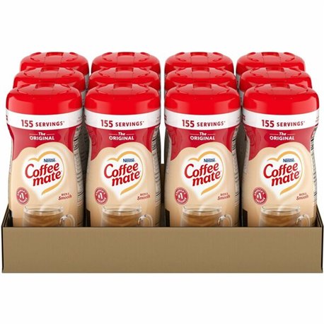 Coffee mate Original Powdered Creamer Canister - Gluten-Free - Original Flavor - 11 oz Canister - 12 / Carton - 1860 Serving