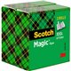 Scotch Magic Tape - 72 yd Length x 0.75" Width - 3" Core - 2 / Pack - Clear