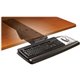 3M Easy Adjust Keyboard Tray with Standard Keyboard and Mouse Platform - 23" Height x 25.5" Width x 12" Depth - Black - 1