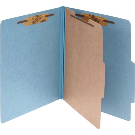 ACCO Letter Classification Folder - 2" Folder Capacity - 8 1/2" x 11" - 4 x Clip Fastener(s) - 1 Divider(s) - Pressboard, Tyvek 