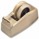 Scotch Heavy-Duty Dispenser - Holds Total 2 Tape(s) - 3" Core - Refillable - Plastic - Beige - 1 Each