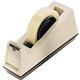 Scotch Heavy-Duty Dispenser - Holds Total 1 Tape(s) - 3" Core - Refillable - Beige - 1 Each