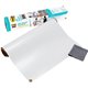 Post-it Self-Stick Dry-Erase Film Surface - White Surface - 24" (2 ft) Width x 36" (3 ft) Length - White Film - Rectangle - Flex