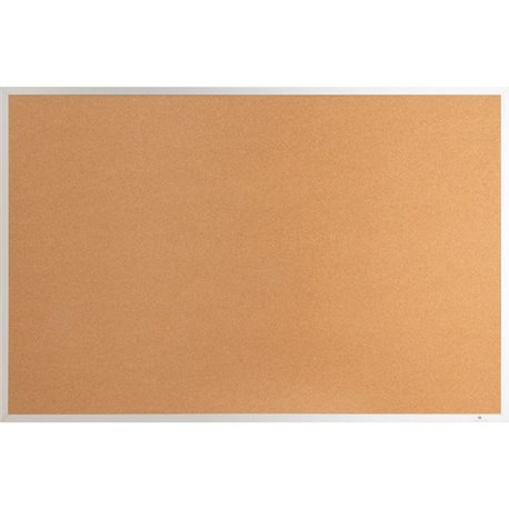 Lorell Bulletin Board - 36" Height x 48" Width - Cork Surface - Long Lasting, Warp Resistant - Brown Aluminum Frame - 1 Each