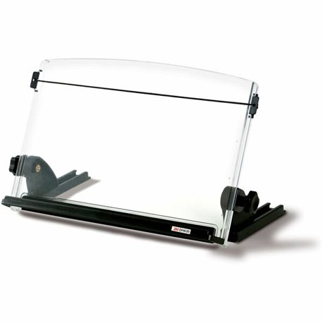 3M In-Line Adjustable Compact Document Holder - 14" Width - Black, Clear