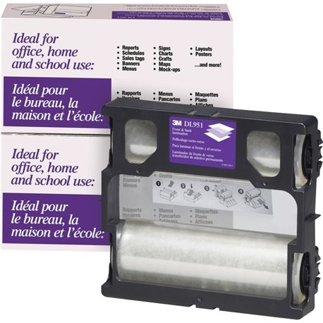 Scotch Cool Laminating System Refills - Laminating Pouch/Sheet Size: 8.50" Width x 100 ft Length x 5.60 mil Thickness - Glossy -