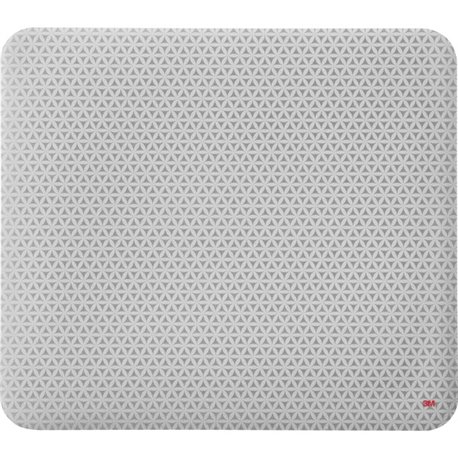 3M Precise Mouse Pad - Gray Bitmap - 0.30" x 8" Dimension - Foam - 1 Pack