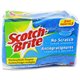 Scotch-Brite No Scratch Scrub Sponges - 2.8" Height x 4.5" Width x 4.5" Length x 590 mil Thickness - 8/Carton - Blue