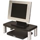 3M Adjustable Monitor Riser Stand - Up to 17" Screen Support - 40 lb Load Capacity - 6" Height x 18.5" Width x 10" Depth - Black