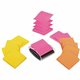 Post-it Note Dispenser Value Pack - 3" x 3" - Square - Unruled - Assorted - Self-adhesive, Self-stick - 1 / Pack