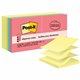 Post-it Dispenser Notes - Poptimistic Color Collection and Canary Yellow - 1400 - 3" x 3" - Square - 100 Sheets per Pad - Unrule