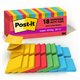 Post-it Super Sticky Dispenser Notes - Playful Primaries Color Collection - 3" x 3" - Square - Candy Apple Red, Blue Paradise, S