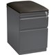 Lorell Mobile File Cabinet with Seat Cushion Top - 19.9" x 23.8" - 2 x Drawer(s) for File, Box - Letter - Mobility, Drawer Exten