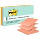 Post-it Dispenser Notes - 600 - 3" x 3" - Square - 100 Sheets per Pad - Unruled - Green, Pink, Yellow - Paper - Pop-up, Self-adh