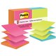 Post-it Dispenser Notes - 1200 - 3" x 3" - Square - 100 Sheets per Pad - Unruled - Power Pink, Vital Orange, Acid Lime, Aqua Spl