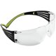 3M SecureFit 400-Series Protective Eyewear - Ultraviolet Protection - Black - Clear Lens - Anti-fog, Lightweight, Nose Bridge, F