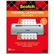 Scotch Thermal Laminating Pouches - Sheet Size Supported: Letter 8.50" Width x 11" Length - Laminating Pouch/Sheet Size: 9" Widt