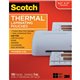 Scotch Thermal Laminating Pouches - Sheet Size Supported: Letter 8.50" Width x 11" Length - Laminating Pouch/Sheet Size: 8.90" W