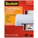 Scotch Thermal Laminating Pouches - Laminating Pouch/Sheet Size: 8.90" Width x 11.40" Length x 5 mil Thickness - Glossy - for Ph