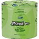 Marcal Pro 100% Recycled Bathroom Tissue - 2 Ply - 4" x 4" - 240 Sheets/Roll - White - 48 / Carton