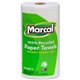 Marcal 100% Recycled, Jumbo Roll Paper Towels - 2 Ply - 11" x 9" - 210 Sheets/Roll - White - Fiber Paper - 12 / Carton