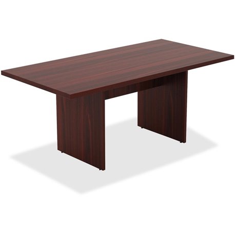 Lorell Chateau Series 6' Rectangular Table - 70.9" x 35.4"30" Table, 1.5" Table Top - Reeded Edge - Material: P2 Particleboard -