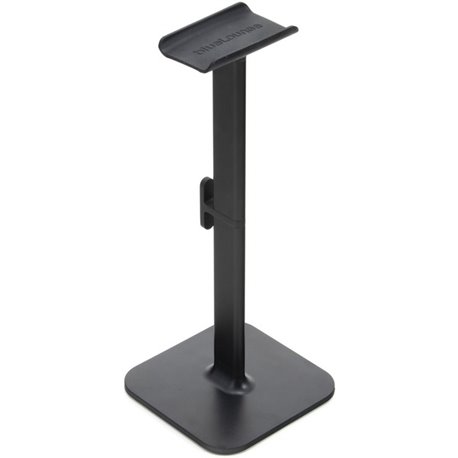 Bluelounge Posto 2.0 Headphone Stand - 10" Height x 4" Width - Desktop, Desk - Aircraft Aluminum, Plastic - Black