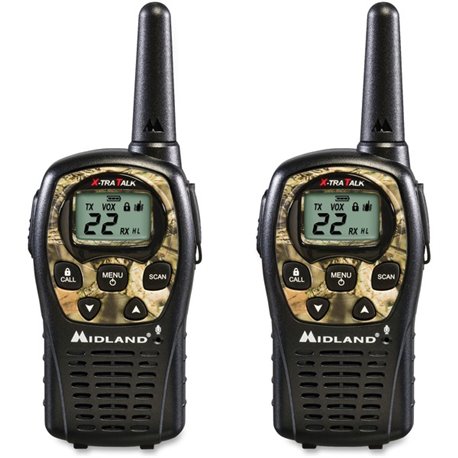 Midland LXT535VP3 24-mile Range 2-Way - 22 Radio Channels - 22 GMRS - Upto 126720 ft - Auto Squelch, Keypad Lock, Silent Operati