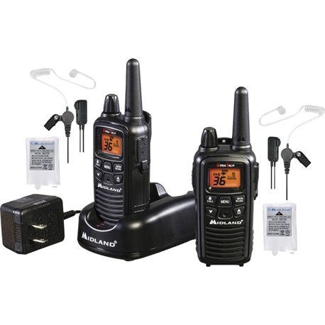 Midland LXT600BB FRS Business Radio Bundle - 36 Radio Channels - 22 FRS - Silent Operation, Hands-free - Nickel Metal Hydride (N