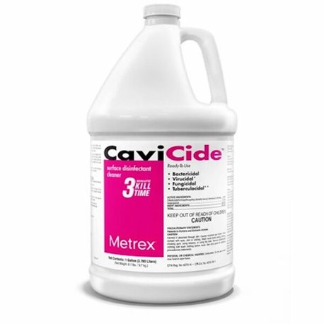 Cavicide Fragrance-free Disinfectant/Cleaner - 128 fl oz (4 quart) - 1 Each - Disinfectant, Non-toxic, Rinse-free, Caustic-free,