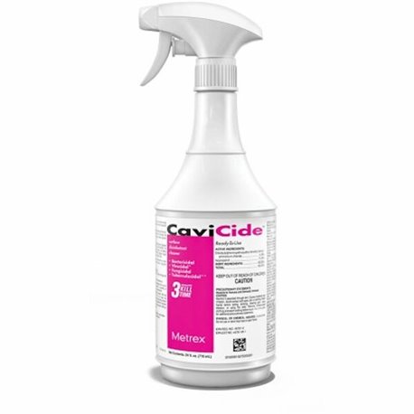 Cavicide Surface Disinfectant Spray Cleaner - 24 fl oz (0.8 quart) - 1 Each - Disinfectant, Non-toxic, Rinse-free, Fragrance-fre